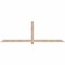 Ekena Millwork Eugene Smooth Timber Gable Bracket, Douglas Fir, 96"W x 32"H x 3 1/2"D x 3 1/2"F, 8/12 Pitch GBW096X32X0404EUG00SDF - alternate 1